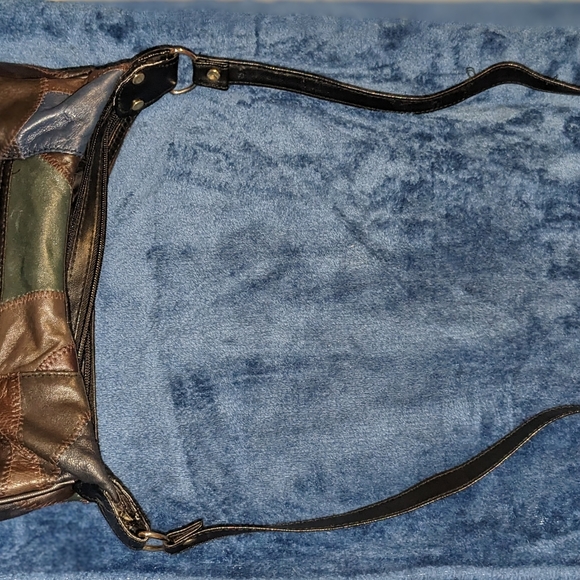 Vintage 90s patchwork woman's purse - Picture 4 of 12